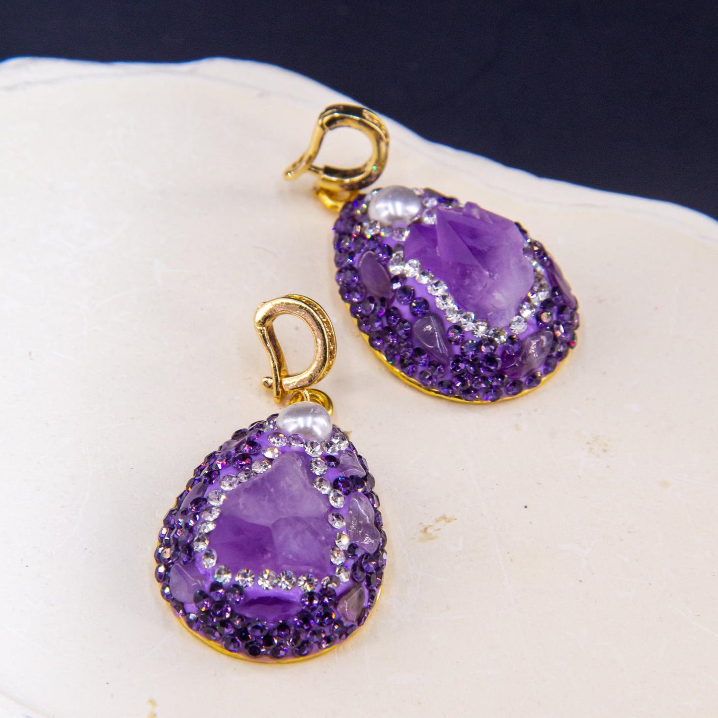 Amethyst Fantasy Pearl Pendant- A Dazzling Fusion of Nature and Luxury