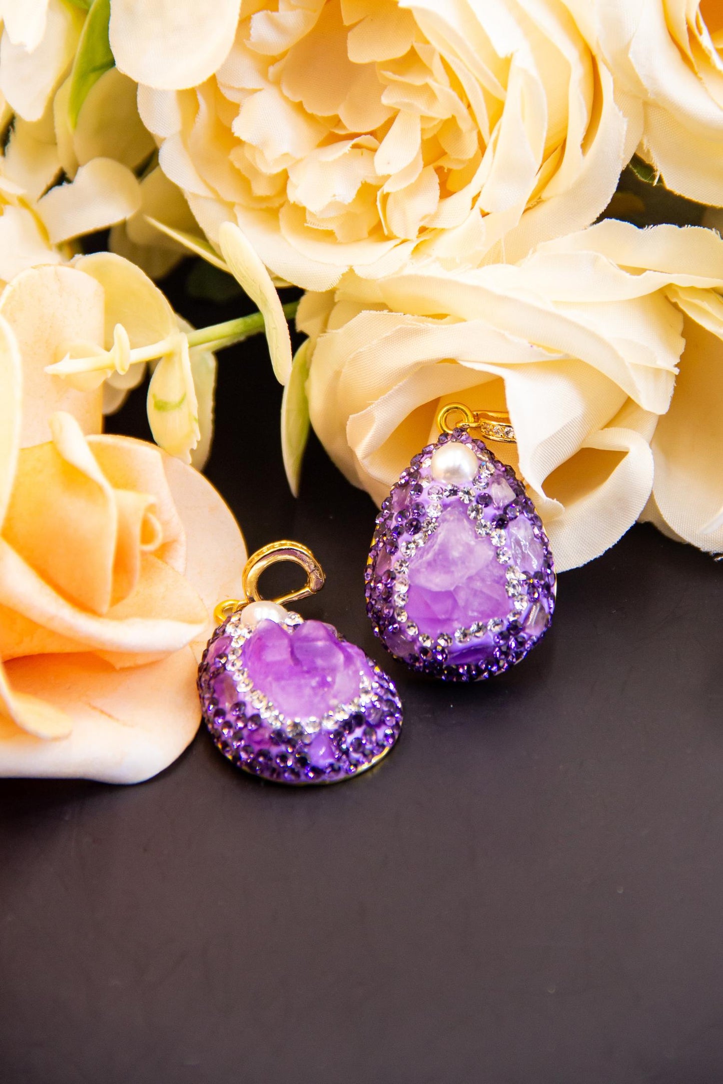 Amethyst Fantasy Pearl Pendant- A Dazzling Fusion of Nature and Luxury