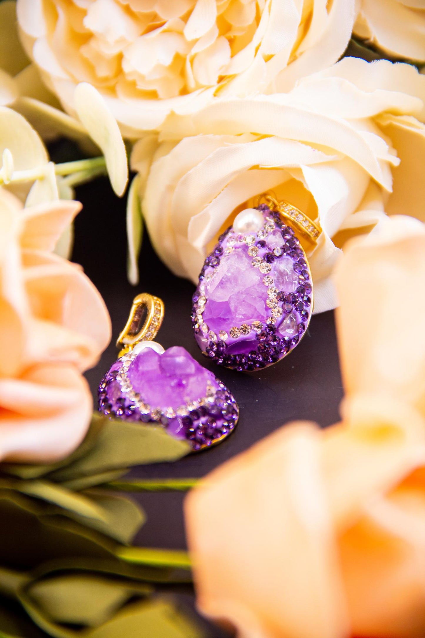 Amethyst Fantasy Pearl Pendant- A Dazzling Fusion of Nature and Luxury