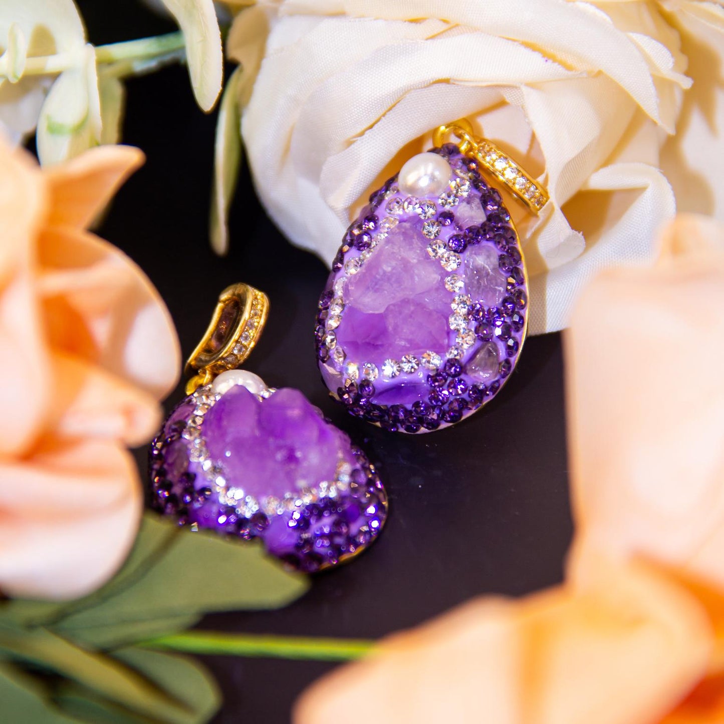 Amethyst Fantasy Pearl Pendant- A Dazzling Fusion of Nature and Luxury