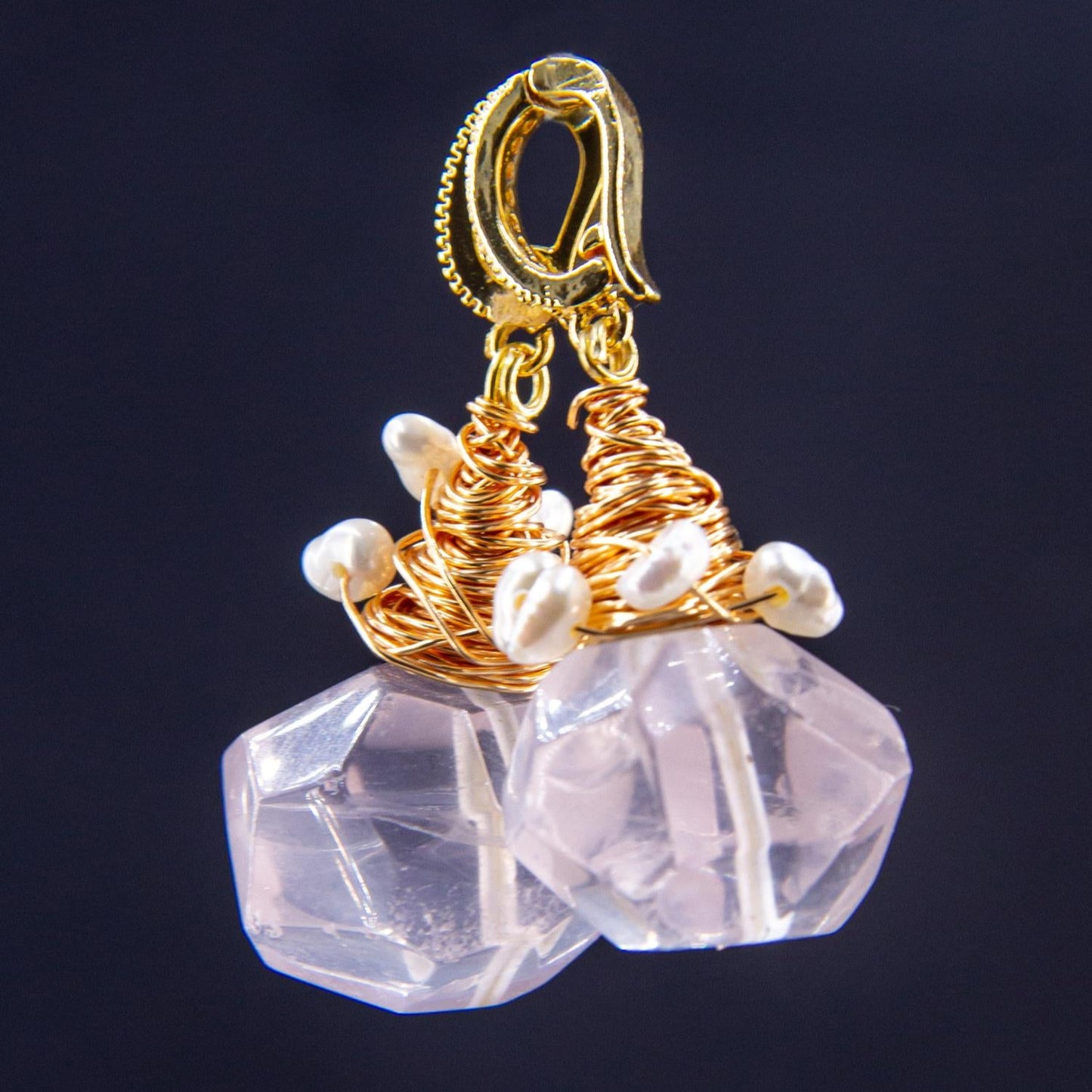 Rose Quartz Pendant- A Delicate Emblem of Love and Elegance