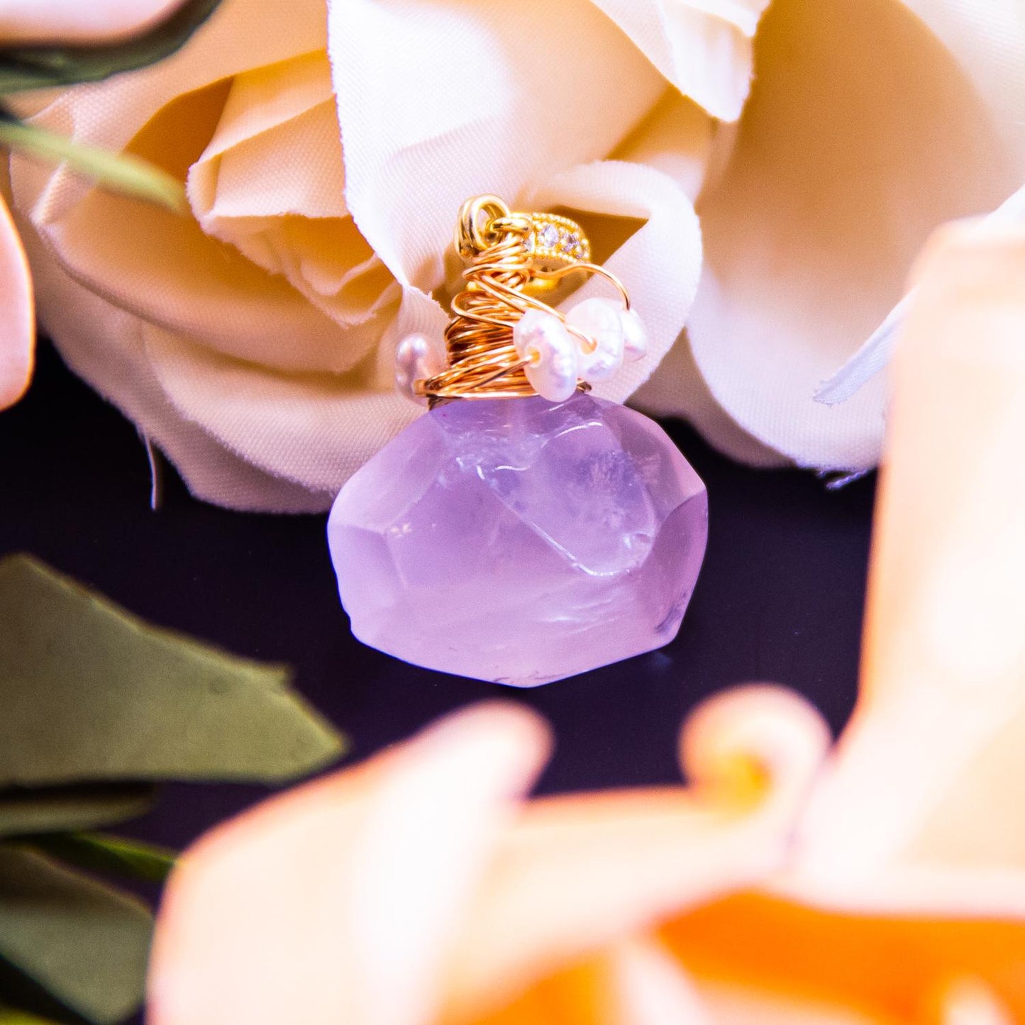 Rose Quartz Pendant- A Delicate Emblem of Love and Elegance