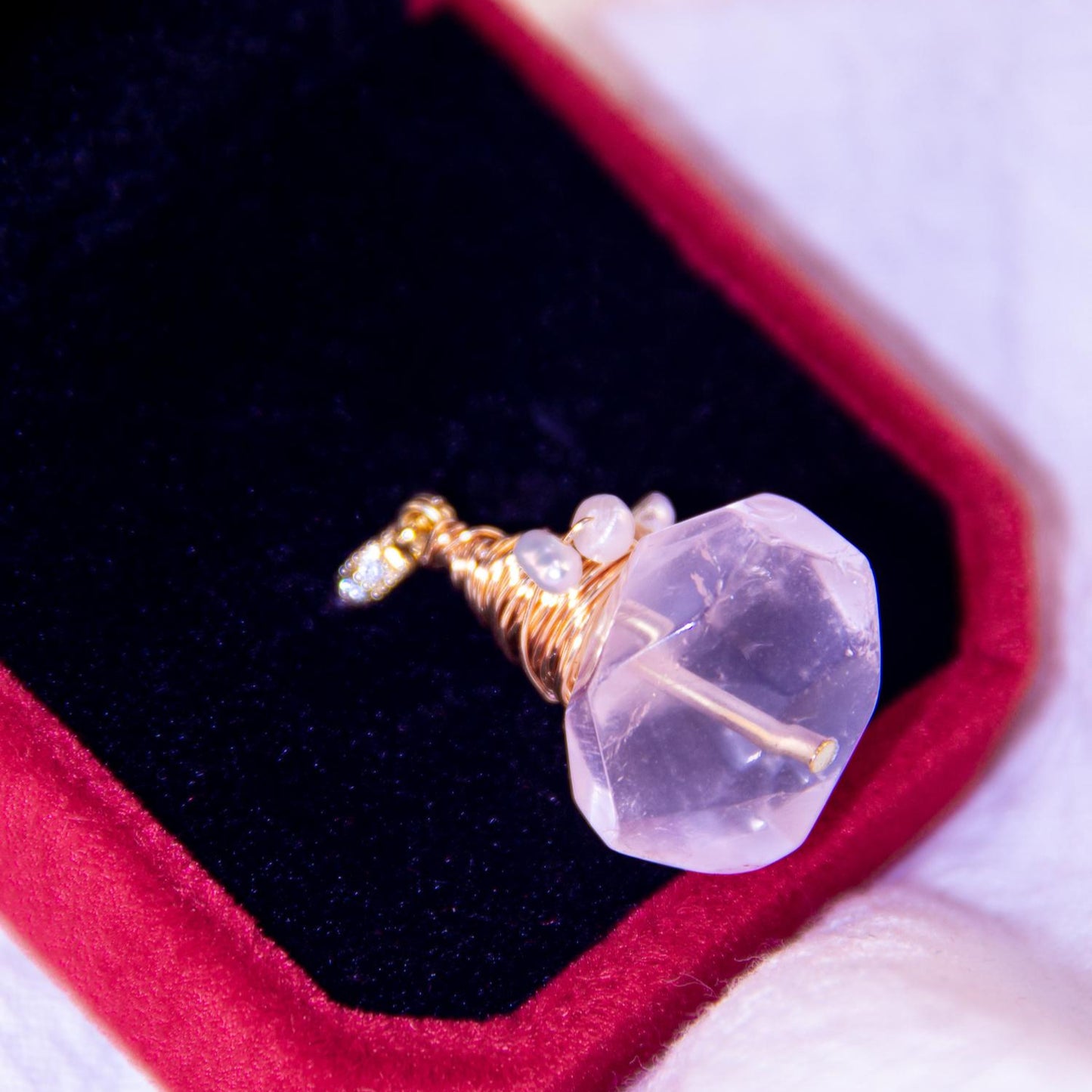 Rose Quartz Pendant- A Delicate Emblem of Love and Elegance