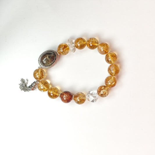 Zhuling Jincan Bracelet No.17-CrystalNum