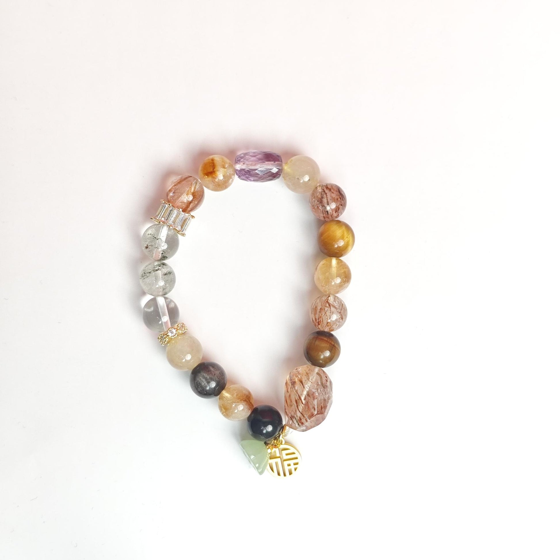 Fortune, Prosperity, Longevity, and Happiness-CrystalNum