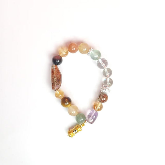 Golden Dawn Reflecting the Moon No.76-CrystalNum