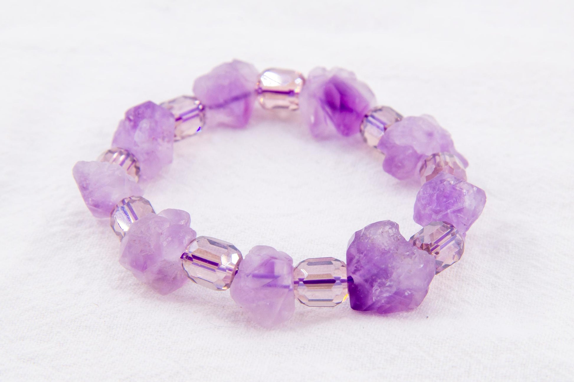 Amethyst Bead Bracelet
