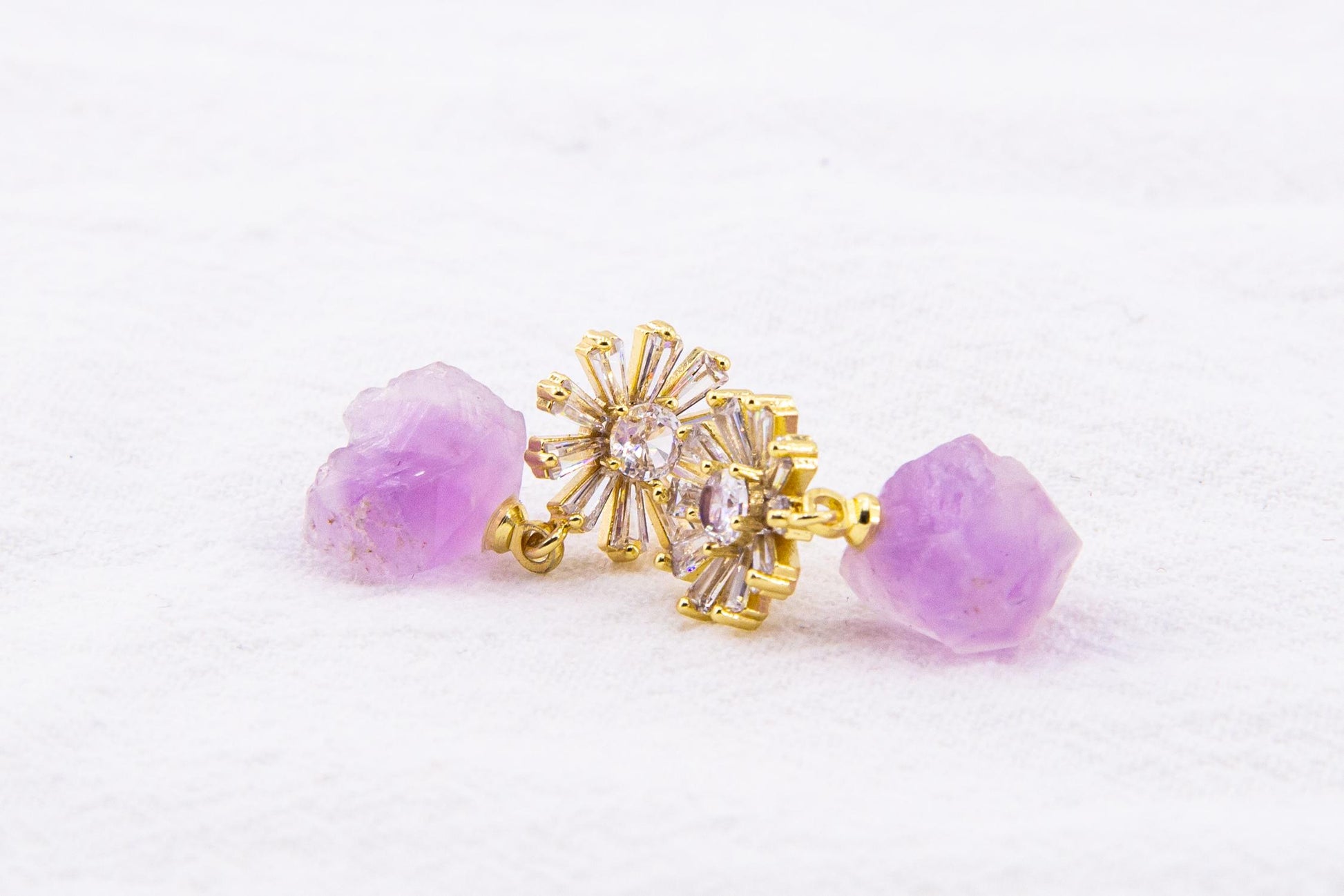 Amethyst Earpins